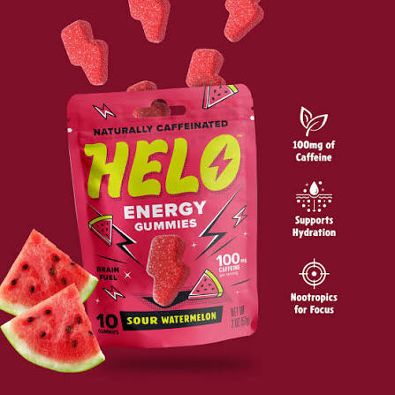 Helo | Energy | Gummies | Caffine 10mg |10ct