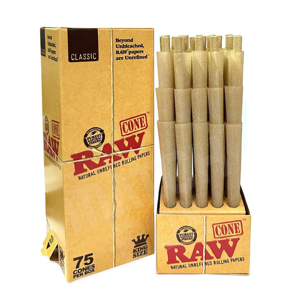 Cones | Raw  Classic | 75ct | 1 1/4 | Millenium Smoke Shop