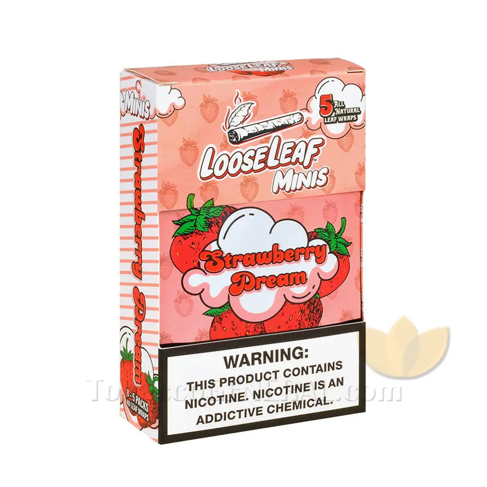 Wraps| Loose leaf 5 pack| Strawberry Dream