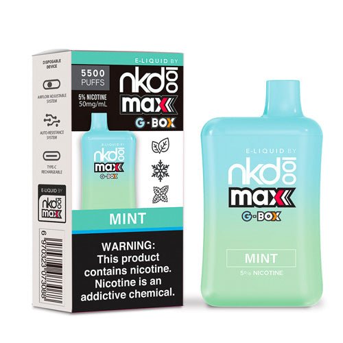 Naked 100 Max: G Box Mint | Millenium Smoke Shop