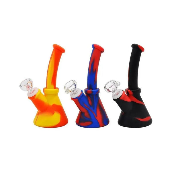 Waterpipe | Silicone | Assorted Design and Colors | Millenium Smoke Shop