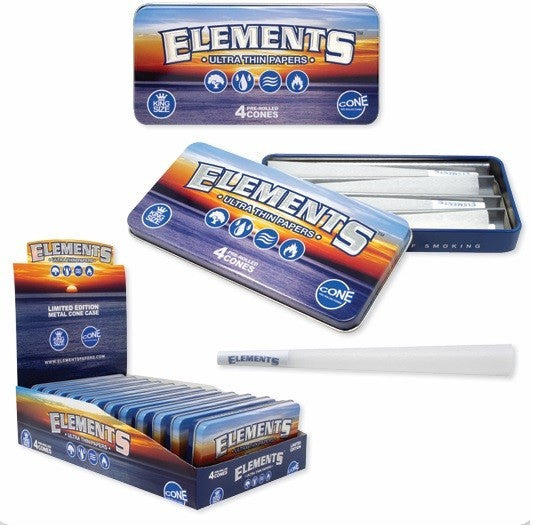 Cones | Elements | Metal Tin | King Size | 4 pk