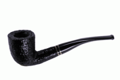 Wood Hand Pipe | Fe.RO Sandblaste Black- Full Size