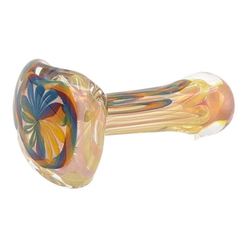 Glass Pipe | Talent Glass Works | Spoon | Solid Cane Strip | SCSS | Millenium Smoke Shop