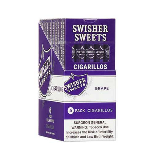 Cigarillo| Swisher Sweet Grape| 5pack