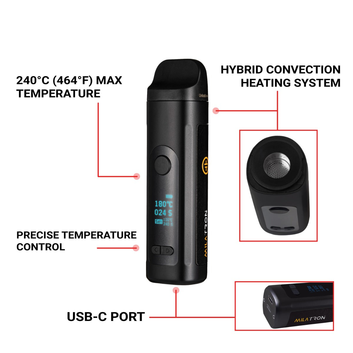 Tronian | Milatron | Dry Herb Vaporizer