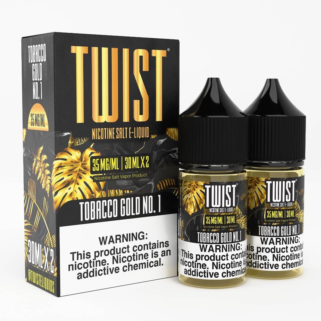 Twist| E Liquid Salt | Tobacco Gold No. 1 |