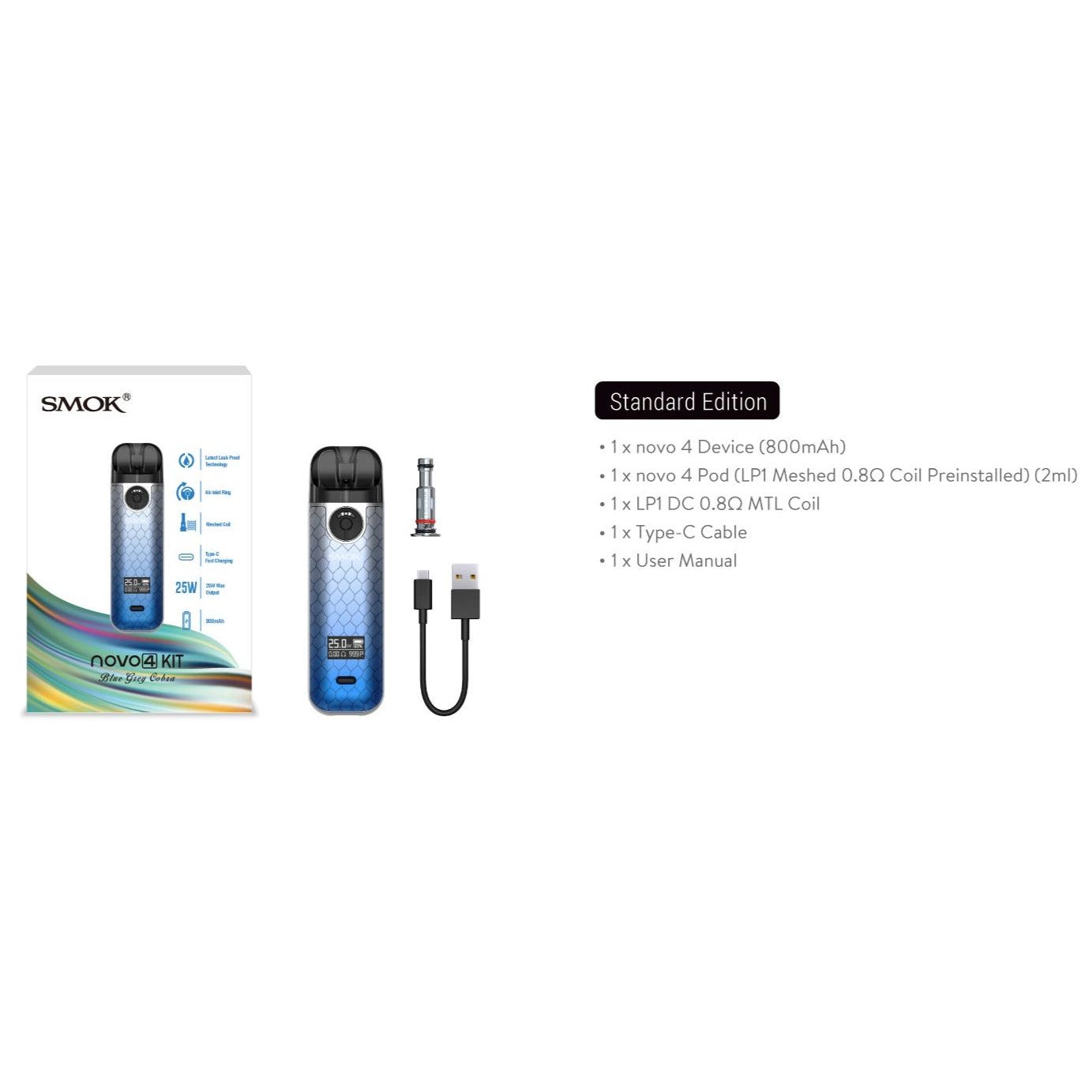 SMOK Novo 4 Device Kit | Millenium Smoke Shop