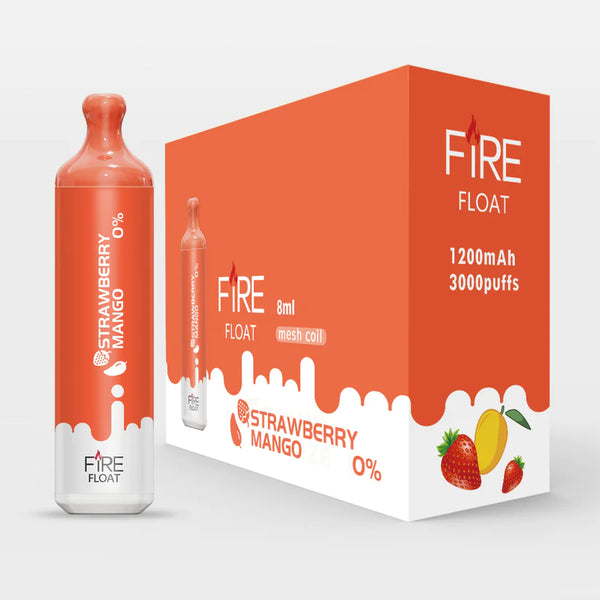 0% Nicotine Fire Float -Strawberry Mango | Millenium Smoke Shop