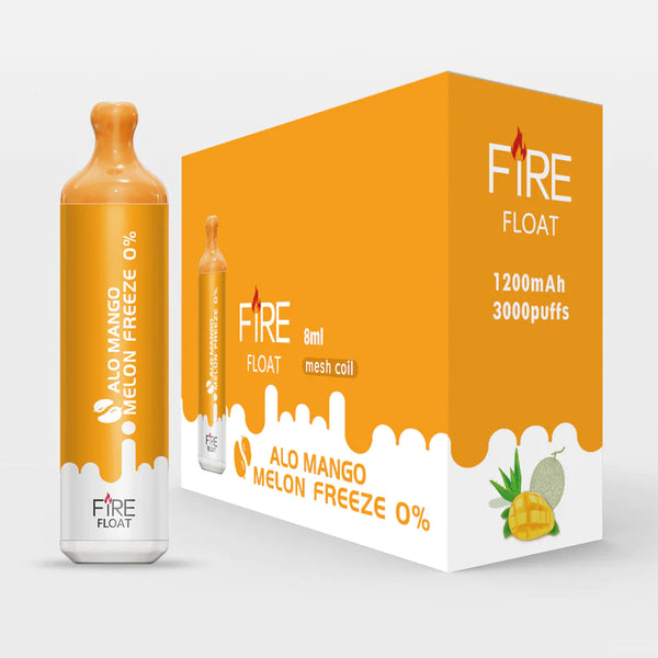 0% Nicotine Fire Float: Aloe Mango Melon Freeze | Millenium Smoke Shop