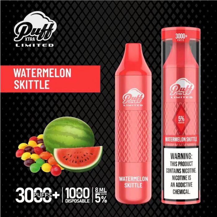 Puff Xtra Limited: Watermelon Skittle | Millenium Smoke Shop