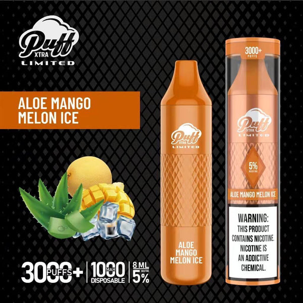 Puff Xtra Limited: Aloe Mango Melon Ice | Millenium Smoke Shop