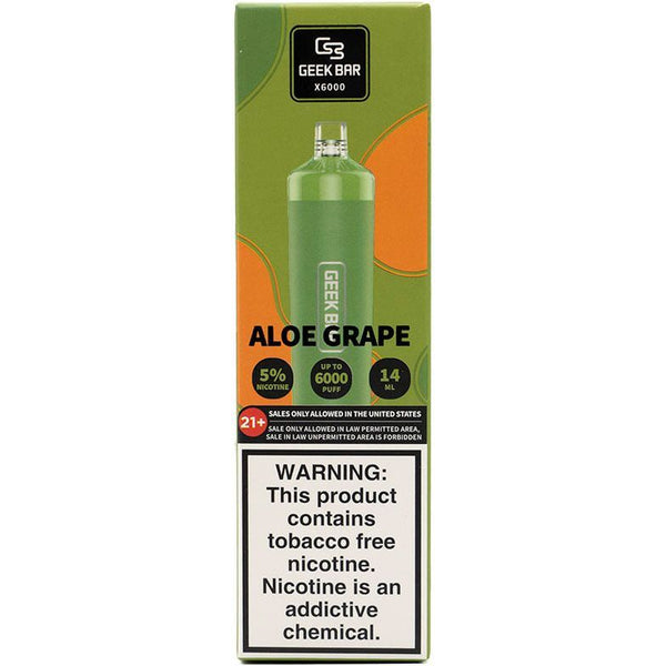 Geek Bar: Aloe Grape | Millenium Smoke Shop