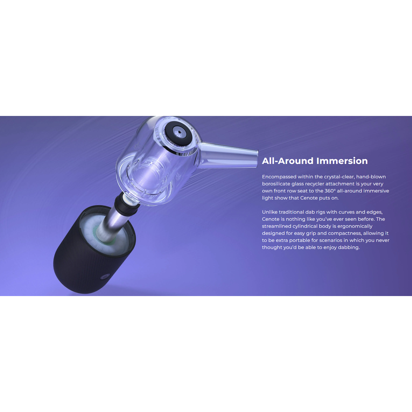 Auxo Cenote Ultimate Smart Rig | Millenium Smoke Shop