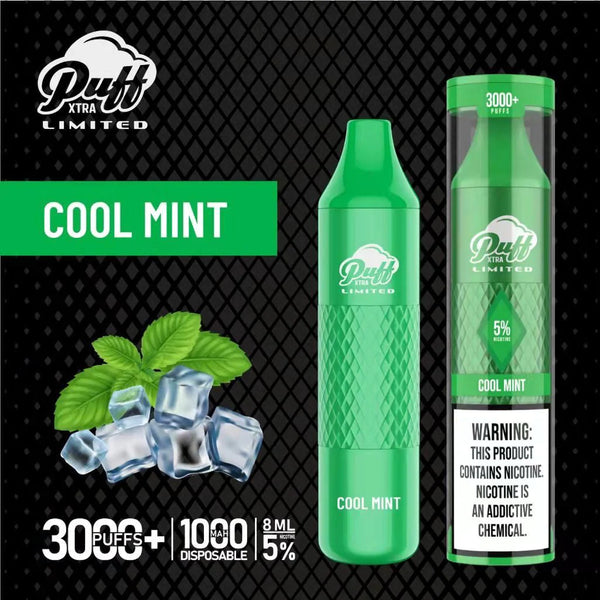 Puff Xtra Limited: Cool Mint | Millenium Smoke Shop