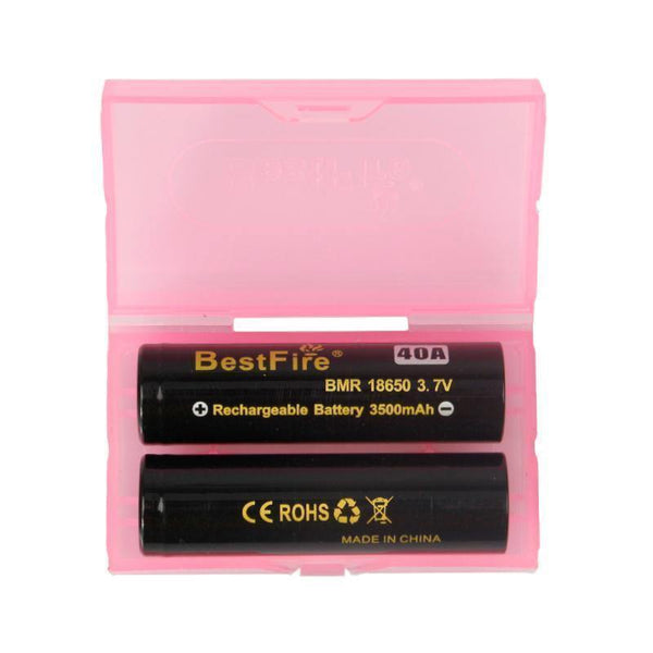 BestFire 18650 3500mAh Rechargeable Lithium MOD Battery Pair Lowest Price at Millenium Smoke Shop