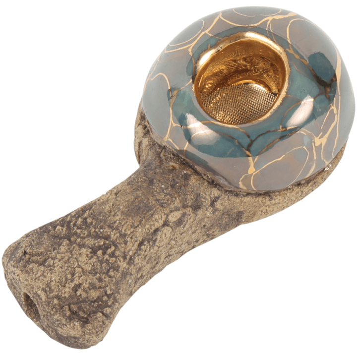 Celebration Pipes Hanalei Blue Lava Stone Pipe Lowest Price at Millenium Smoke Shop