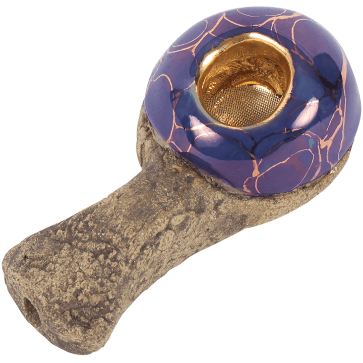 Celebration Pipes Lapis Lazuli Lava Stone Pipe Lowest Price at Millenium Smoke Shop
