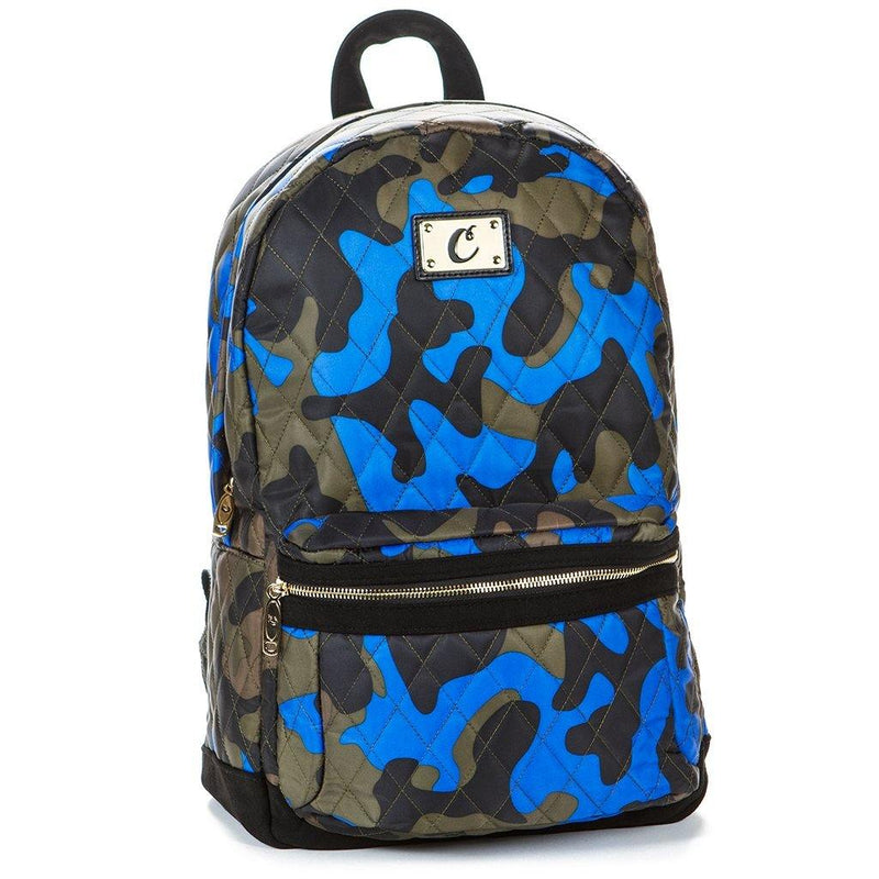 Cookies V3 Quilted Backpack Blue Camo Lowest Price at Millenium Smoke Shop