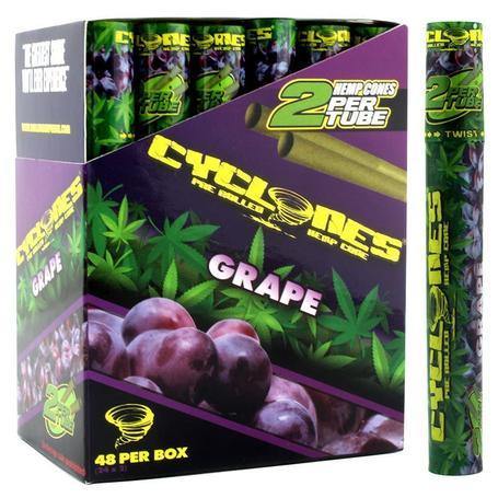 Cyclones Hemp Cones Grape Lowest Price at Millenium Smoke Shop