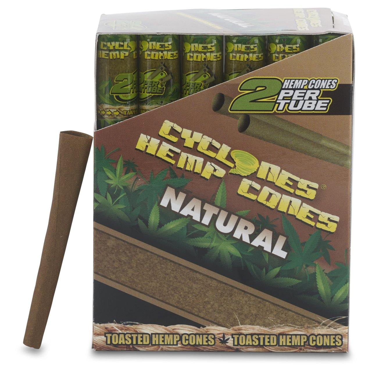 Cyclones Hemp Cones Natural Lowest Price at Millenium Smoke Shop