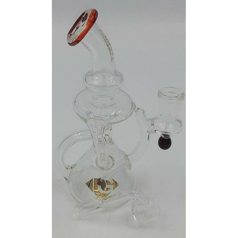 Diamond Glass 7 Inch Oil Rig Lowest Price at Millenium Smoke Shop