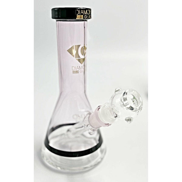 Diamond Glass DGR1019P Pink Water Pipe Lowest Price at Millenium Smoke Shop