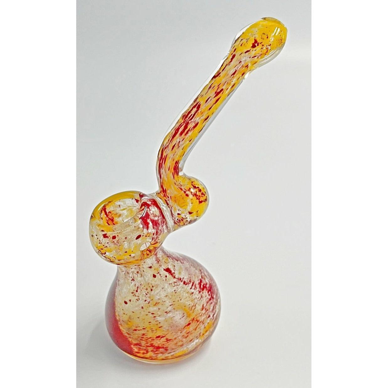 Glass Bubbler Medium Sized Millenium Smoke Shop fire