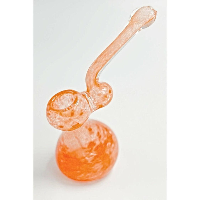 Glass Bubbler Medium Sized Millenium Smoke Shop orange