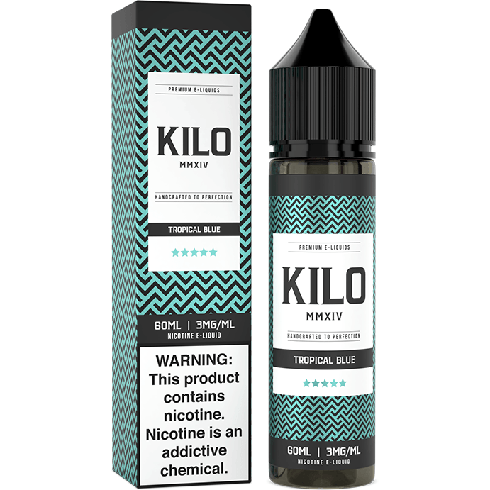 Kilo Tropical Blue Premium e-liquid Lowest Price at Millenium Smoke Shop