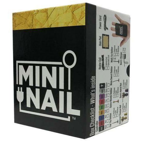 Mini Nail Gold Quartz Hybrid DeepDish Complete Enail Kit Lowest Price at Millenium Smoke Shop