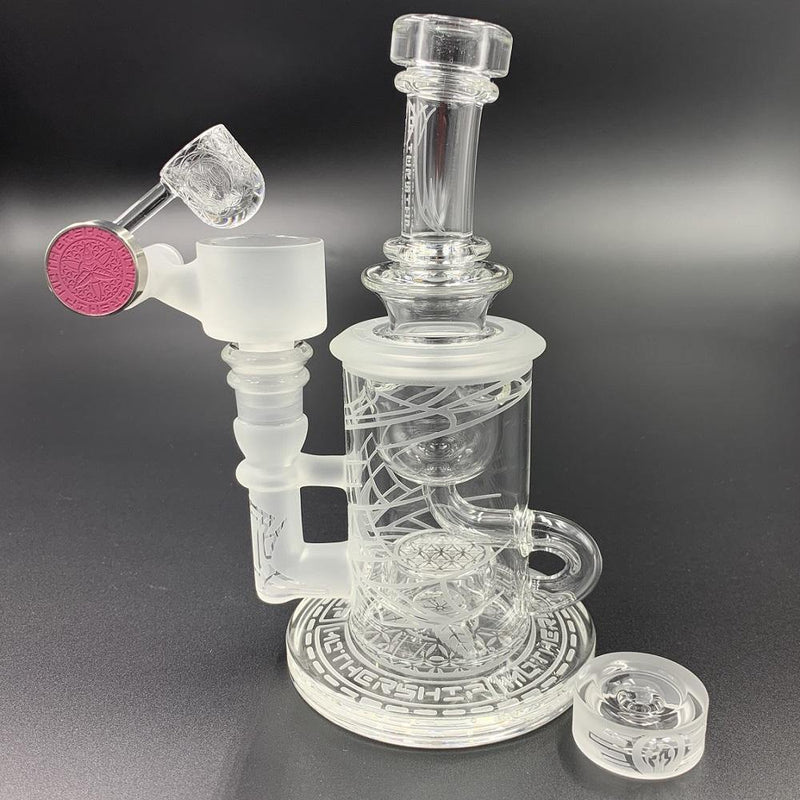 Mothership Clear Klein Glass Dab Rig Lowest Price at Millenium Smoke Shop
