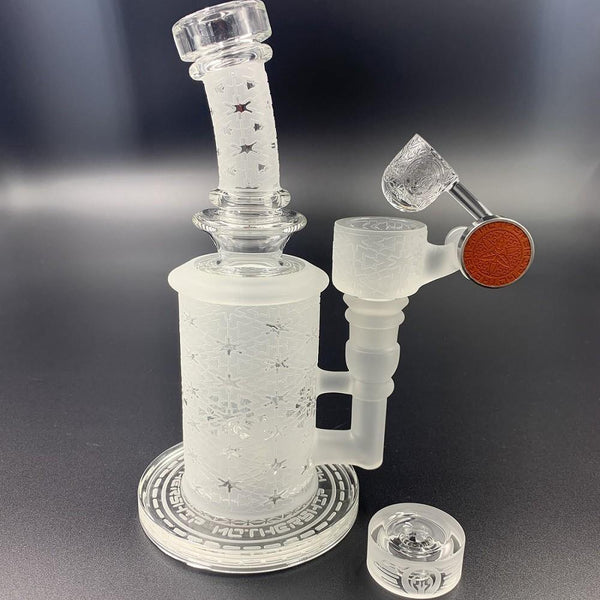 Mothership Clear Torus Glass Dab Rig Lowest Price at Millenium Smoke Shop