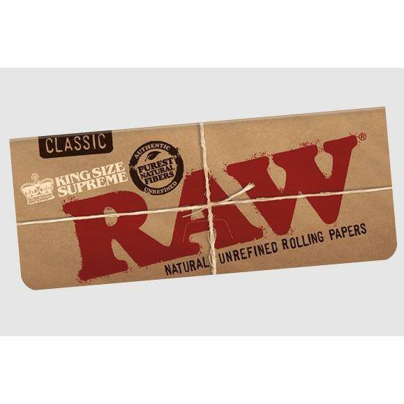 Raw Classic Creaseless King Size Supreme Rolling Papers Lowest Price at Millenium Smoke Shop