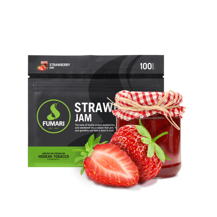 Fumari: Strawberry Jam 100g | Millenium Smoke Shop