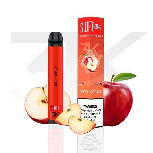 SWFT 3K Red Apple Disposable Vaporizer Pen Lowest Price at Millenium Smoke Shop