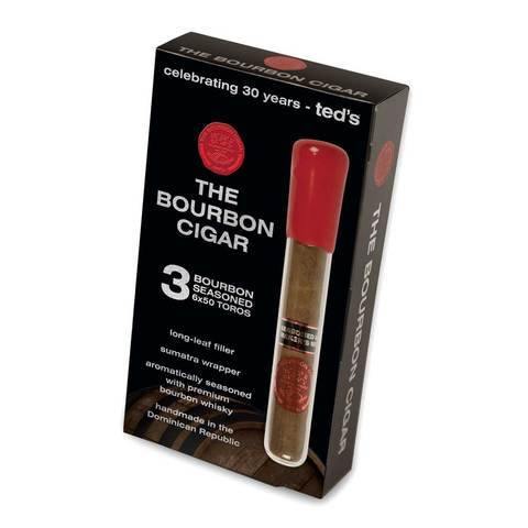 Teds's Bourbon Seasoned 6x50 Cigar Lowest Price at Millenium Smoke Shop