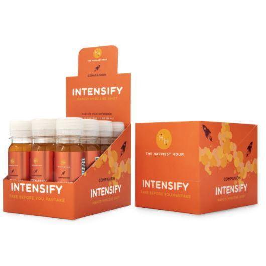 The Happiest Hour Intensify Terpene Energy Shot 12 Pack Lowest Price at Millenium Smoke Shop