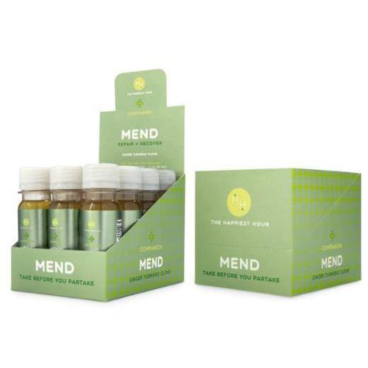 The Happiest Hour Mend Terpene Energy Shot 12 Pack Lowest Price at Millenium Smoke Shop