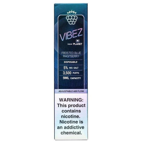 Vibez Frosted Blue Raspberry Disposable Vaporizer Lowest Price at Millenium Smoke Shop