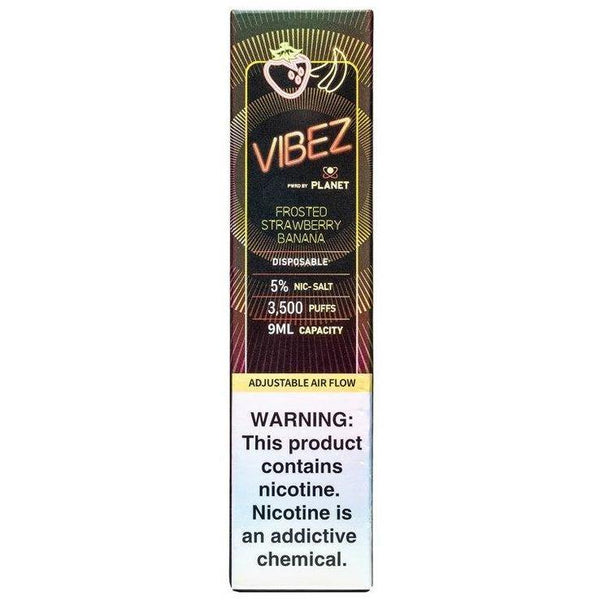 Vibez Frosted Strawberry Banana Disposable Vaporizer Lowest Price at Millenium Smoke Shop
