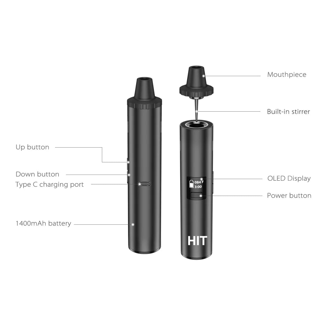 Yocan Hit Vaporizer | Millenium Smoke Shop