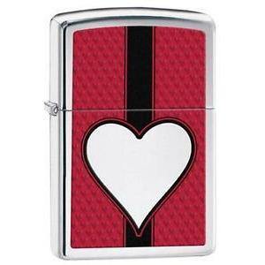 Zippo 28466 High Polished Heart Lighter Lowest Price at Millenium Smoke Shop