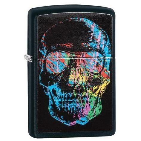 Zippo Colorful Skull Lighter Lowest Price at Millenium Smoke Shop