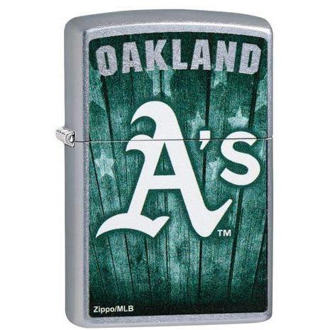 Zippo MLB Oakland Athletics Lighter Lowest Price at Millenium Smoke Shop
