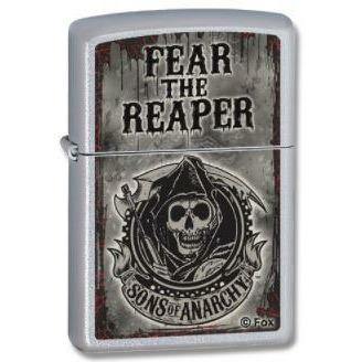 Zippo Sons of Anarchy Fear the Reaper Lighter Lowest Price at Millenium Smoke Shop