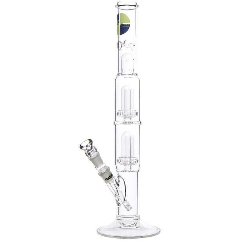 Zob 18 Inch Mini Straight Tube with Double UFO Percolators Lowest Price at Millenium Smoke Shop